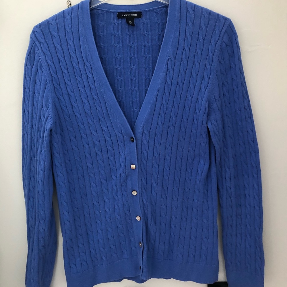 Purple button down cardigan